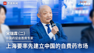 中国药促会首席专家宋瑞霖（二）：上海要率先建立中国的自费药市场｜“2035，上海请回答”系列研讨会