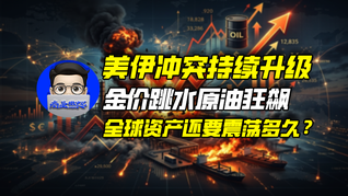 美伊冲突持续升级，金价跳水原油狂飙，全球资产还要震荡多久？｜商业微史记